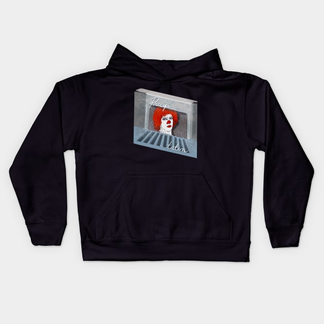 Sweet Pennywise from Transylvania Kids Hoodie by Sierra Snipes Studio